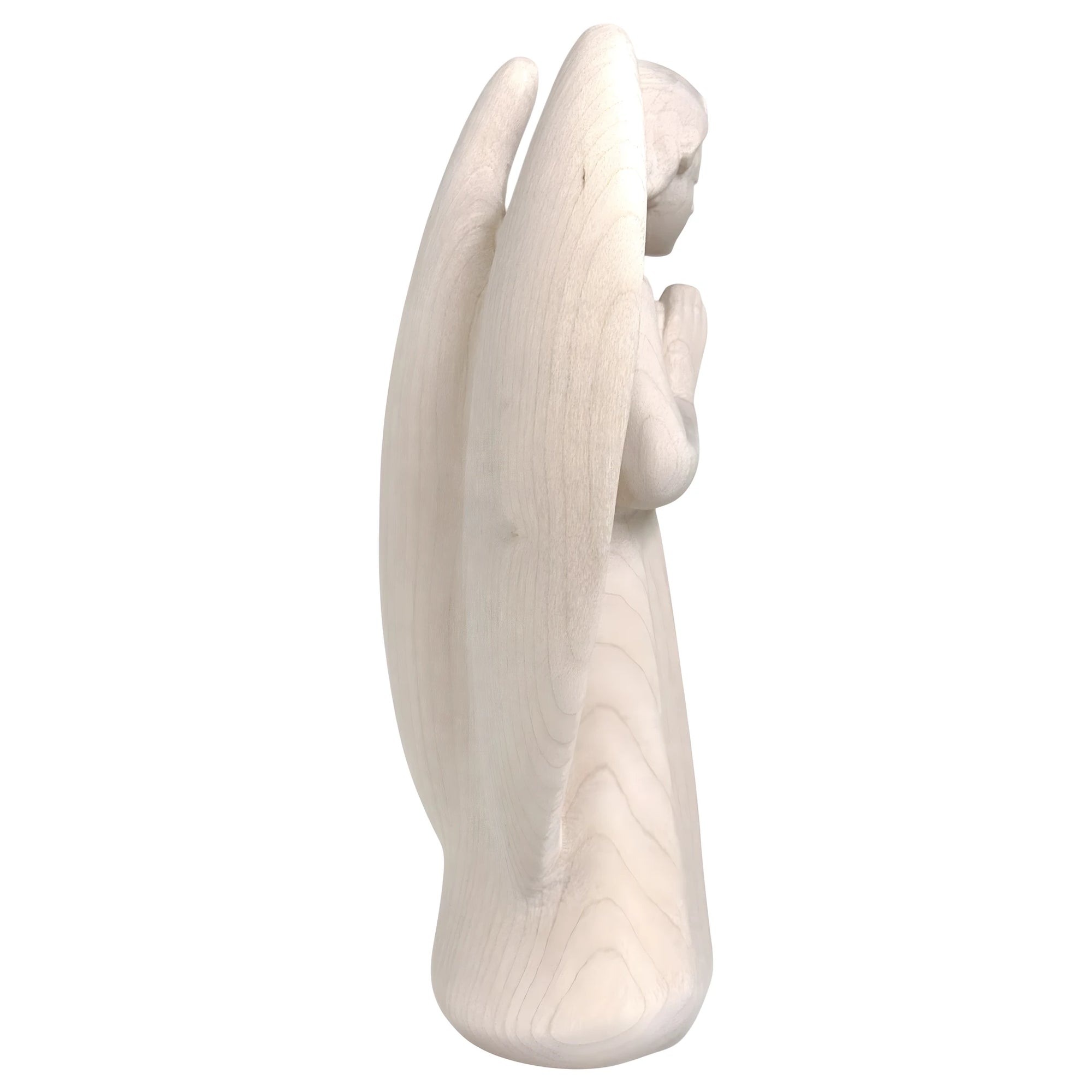 Gloria Angel carved in wood - color