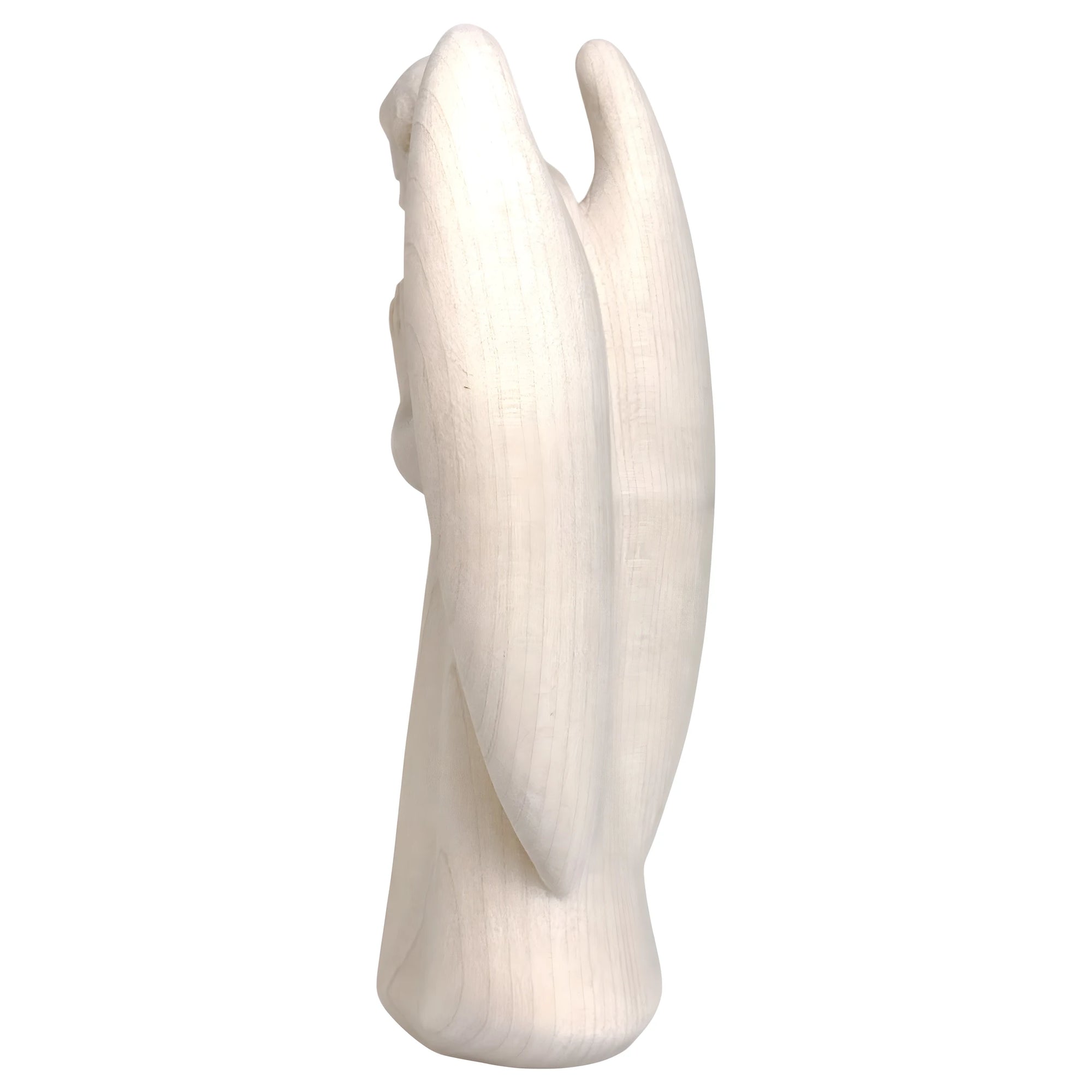 Gloria Angel carved in wood - color