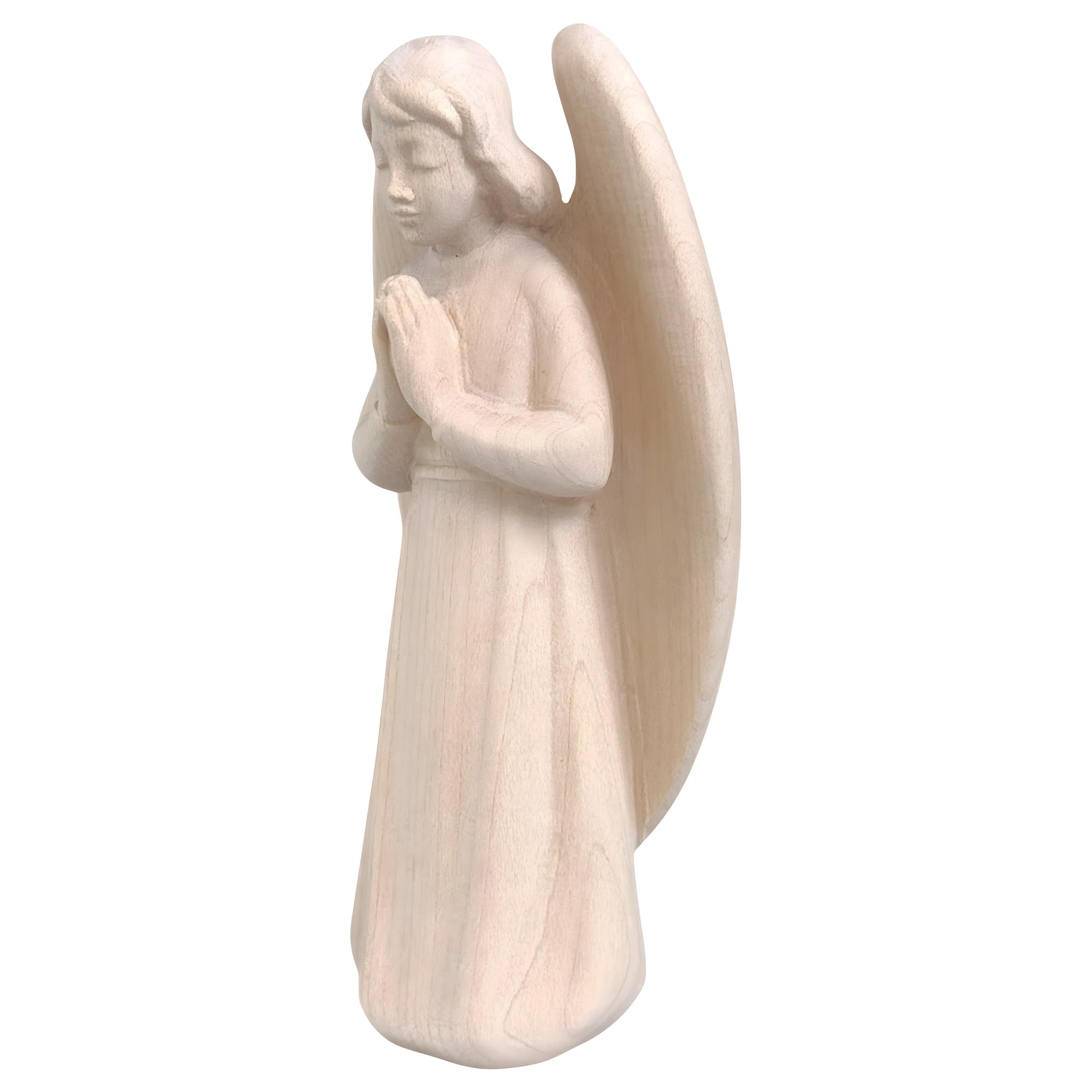 Gloria Angel carved in wood - color