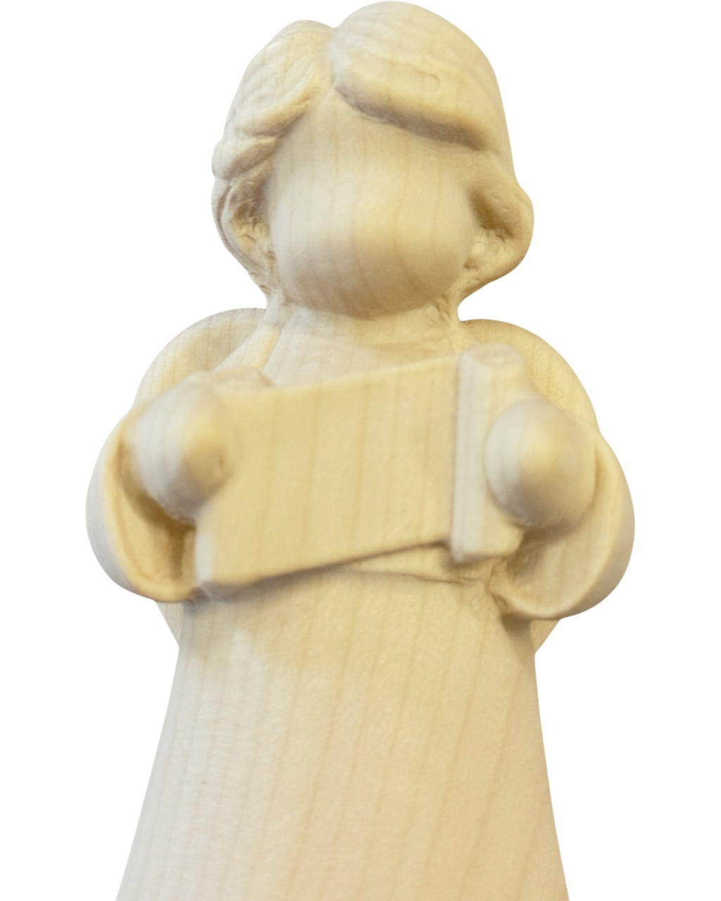 Ángel con Pergamino Personalizable de Madera Val Gardena |