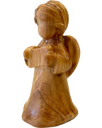 Ángel con Pergamino Personalizable de Madera Val Gardena |