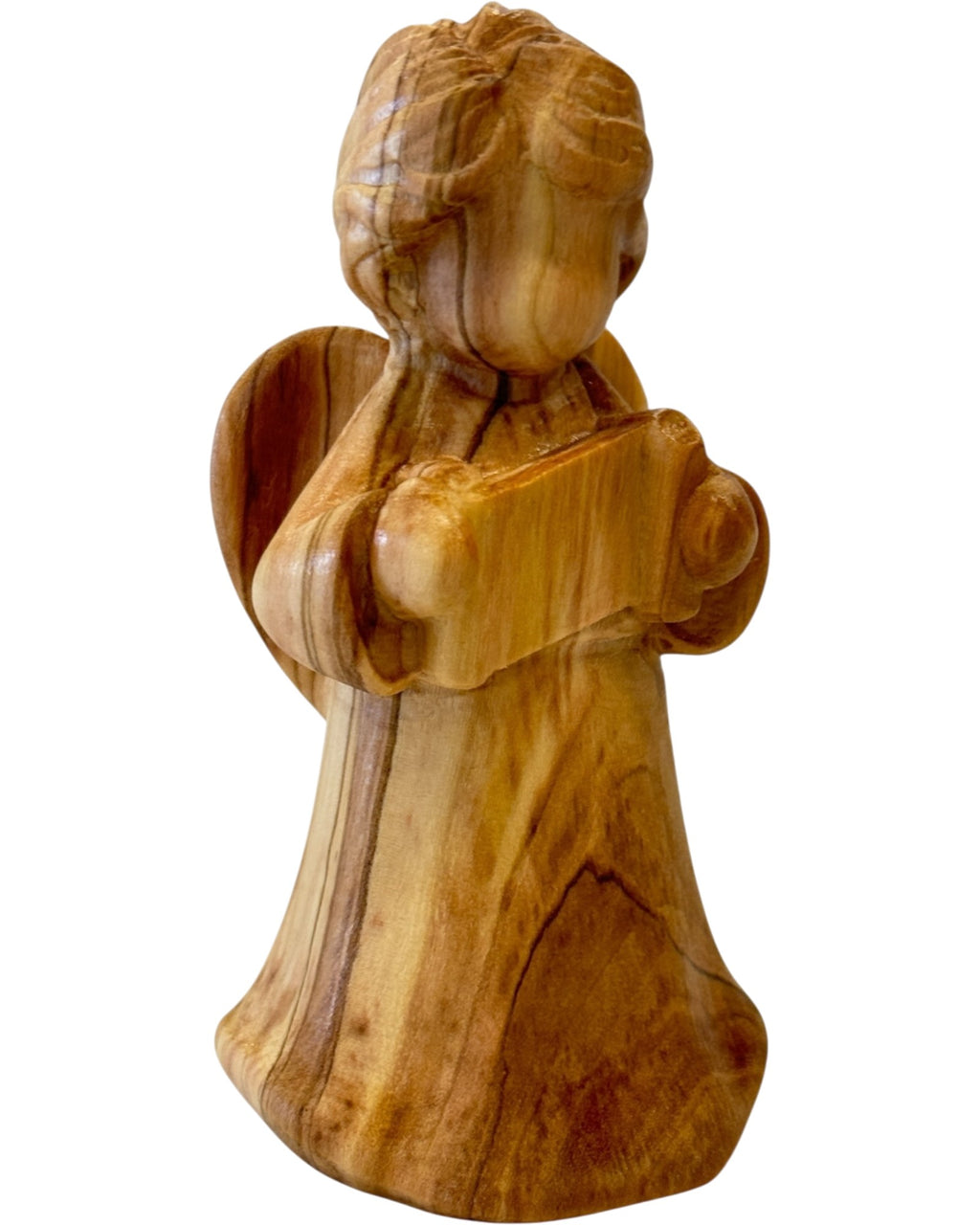 Ángel con Pergamino Personalizable de Madera Val Gardena |