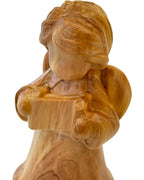 Ángel con Pergamino Personalizable de Madera Val Gardena |