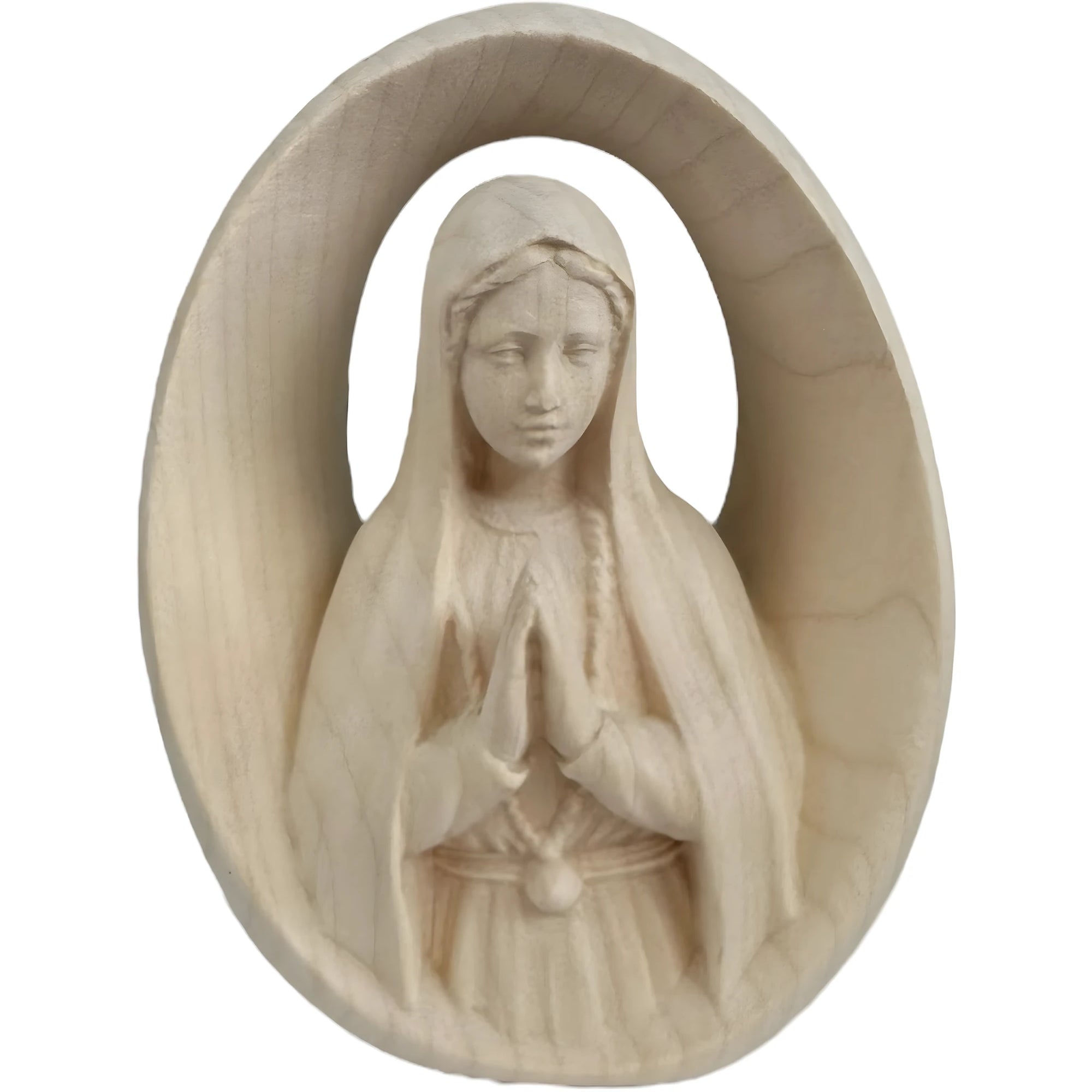 Relief Madonna of Fatima in wood
