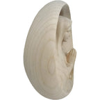 Busto Madonna di Fátima a Rilievo in Legno della Val Gardena
