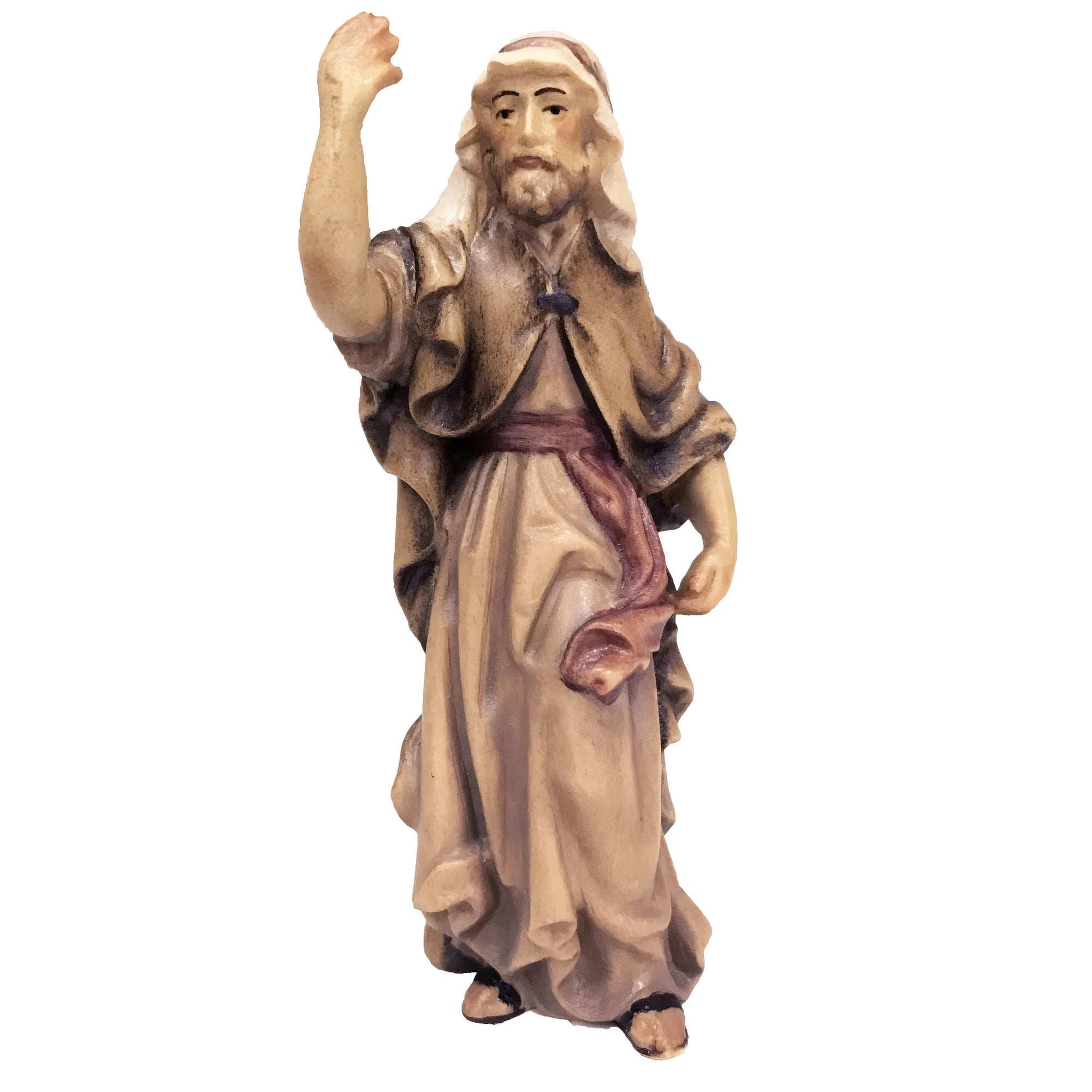 Camel Driver for Artisan Wooden Nativity Scene from Val Gardena