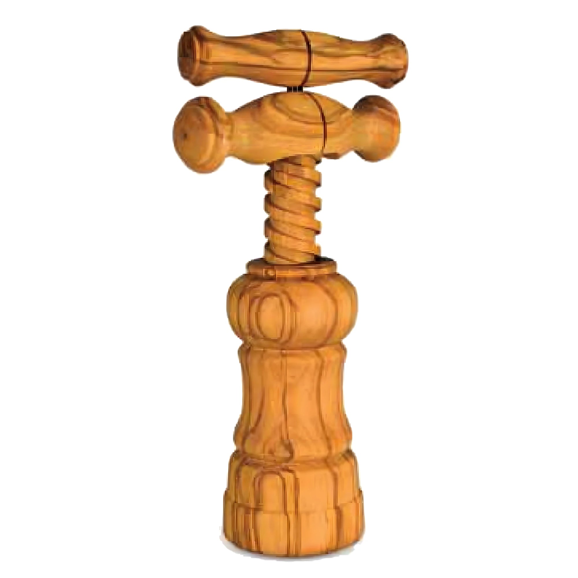 Handcrafted Corkscrew with Olive Wood Screw from Val Gardena