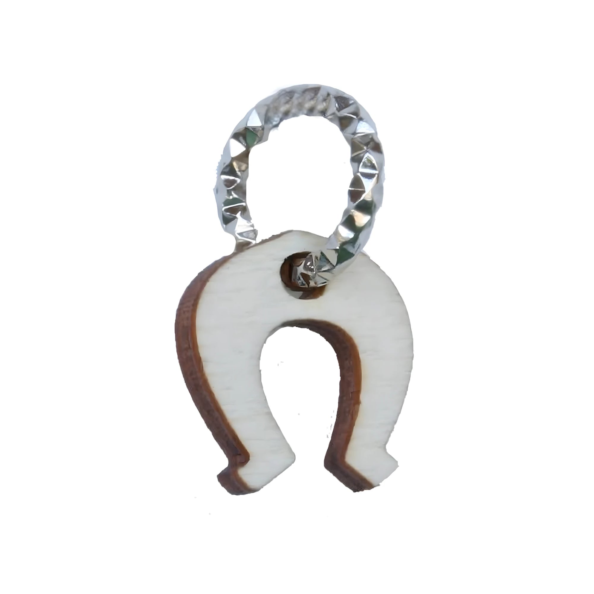 Charm Natural Val Gardena Wooden Horseshoe