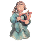 Musician Cherub with Horn in Val Gardena Maple Wood