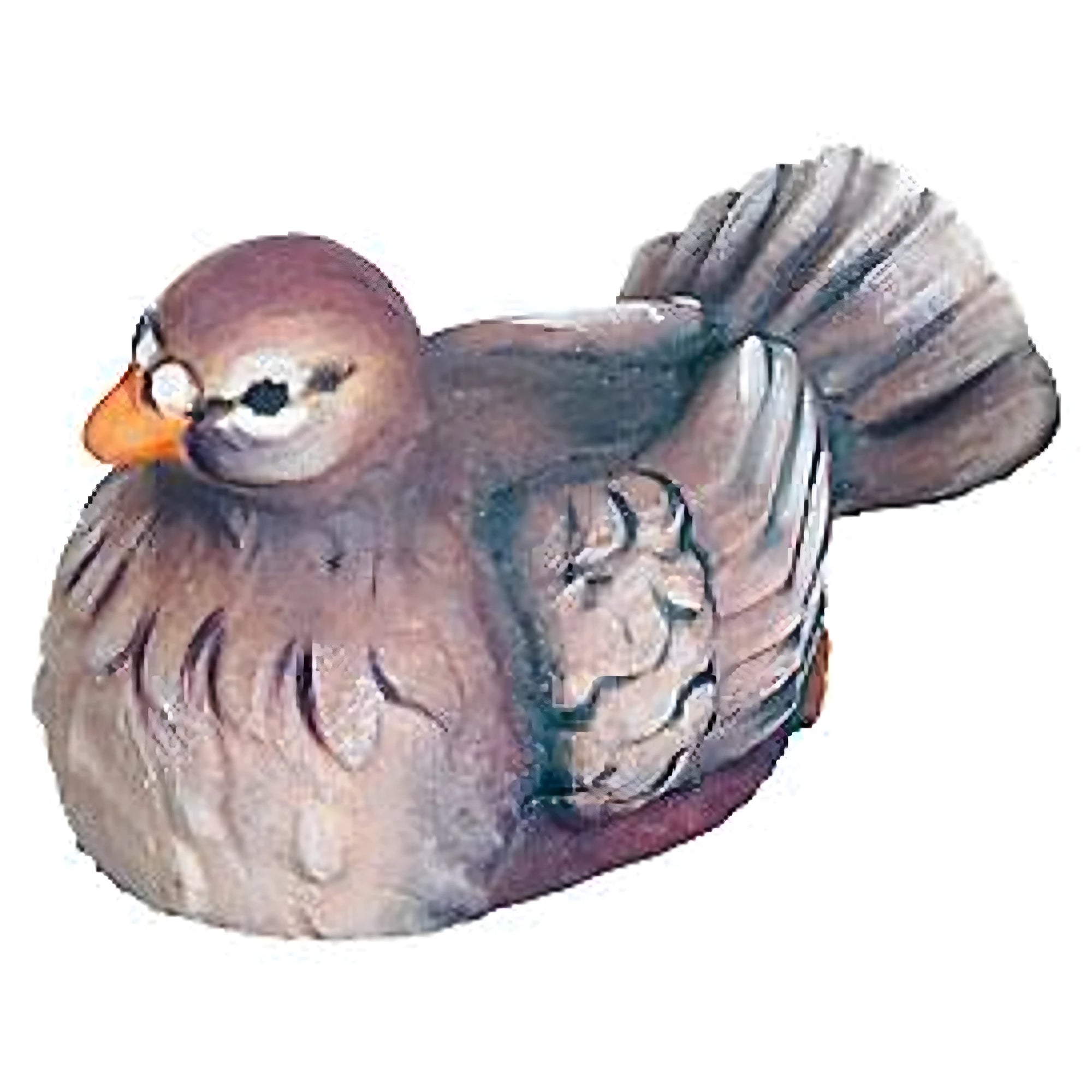 Colomba in Legno d'Acero Intagliata e Dipinta a Mano | Simbolo di Pace Val Gardena