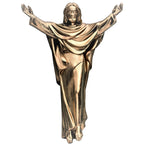 Cristo Rey Resucitado en Gloria: Escultura Sacra Val Gardena -