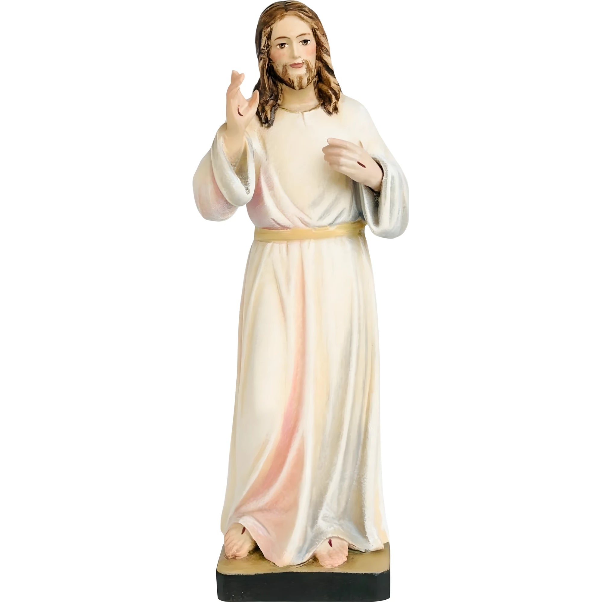 Cristo Risorto, Scultura Artigianale in Legno Dipinto