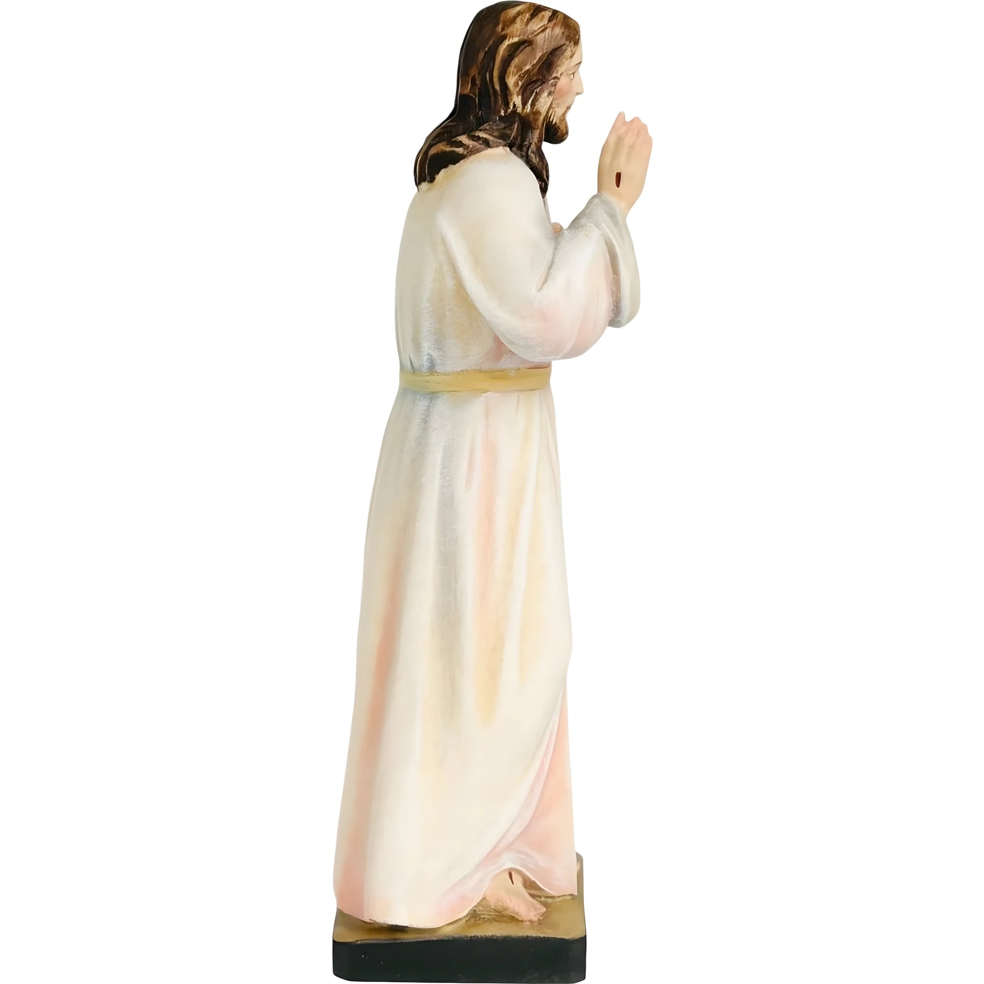 Cristo Risorto, Scultura Artigianale in Legno Dipinto