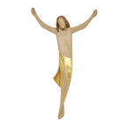 Cristo Stilizzato "Ascensione" in Legno Intagliato della Val Gardena