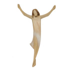 Cristo Stilizzato "Ascensione" in Legno Intagliato della Val Gardena