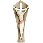 Crucifijo de Madera Moderno Estilizado | Arte Sacro Val Gardena
