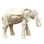 Elefante Cerimoniale per Presepe Artigianale in Legno della Val Gardena