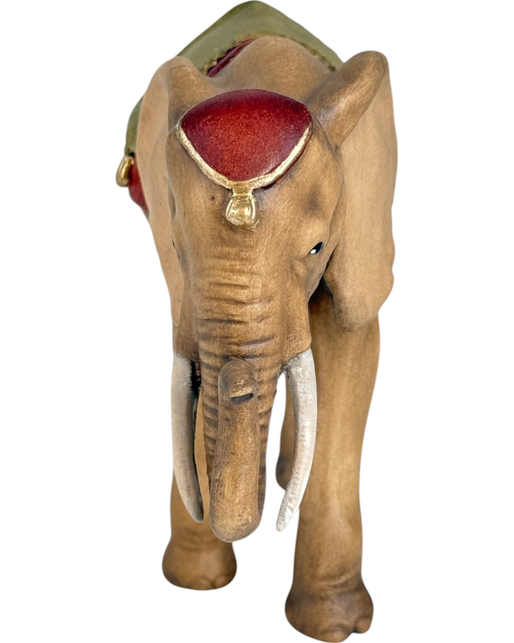 Elefante in legno da presepe