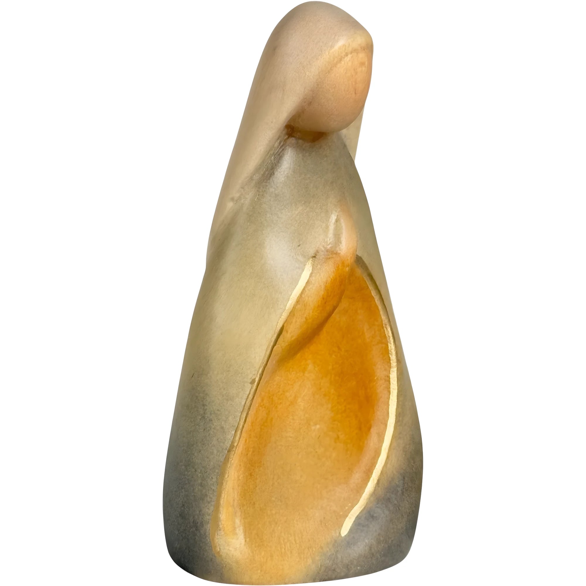 Figura di Maria del Presepe Moderno in Legno - Artigianato DOLFI