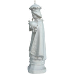 Gesù Bambino di Praga Statua in Legno Policromo Scolpito a Mano