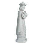 Gesù Bambino di Praga Statua in Legno Policromo Scolpito a Mano