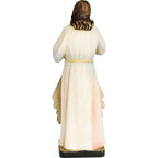 Merciful Jesus in Val Gardena Wood with Rays of Light