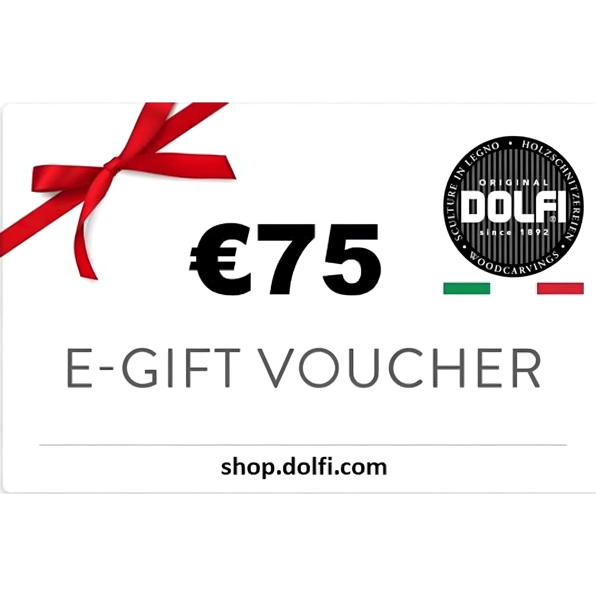 Digital Gift Voucher for Wood Carvings from Val Gardena €75