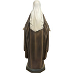 Immaculée Conception en Bois Sculpté à la Main | Art Sacré Val Gardena