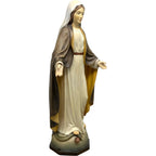 Immaculée Conception en Bois Sculpté à la Main | Art Sacré Val Gardena