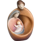 La Famiglia: Scultura in Legno della Val Gardena Simbolo di Amore e Unità