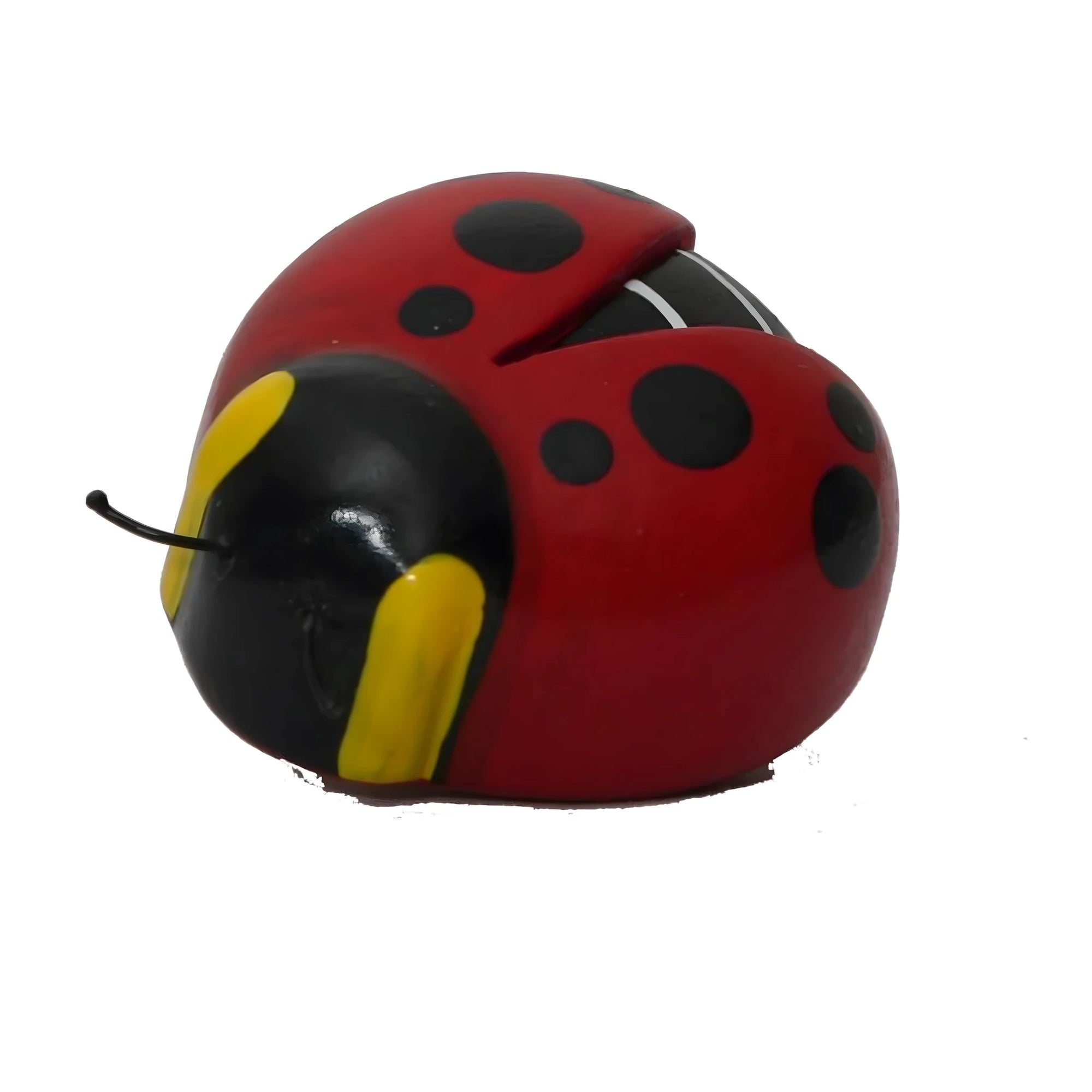 La Petite Coccinelle Porte-Bonheur Sculpture sur Bois Val Gardena