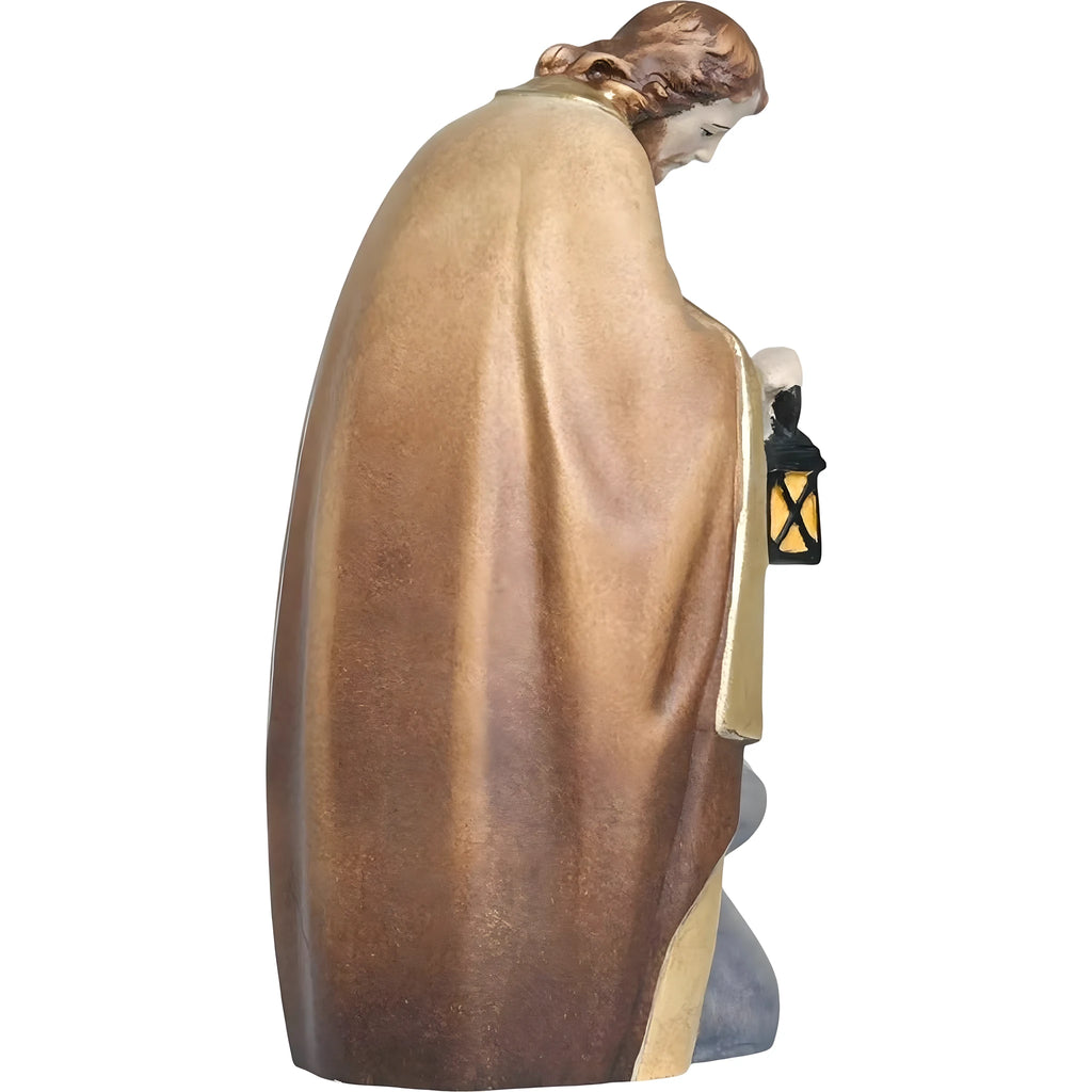 La Sacra Famiglia della Natività, Scultura in Legno d'Acero della Val Gardena