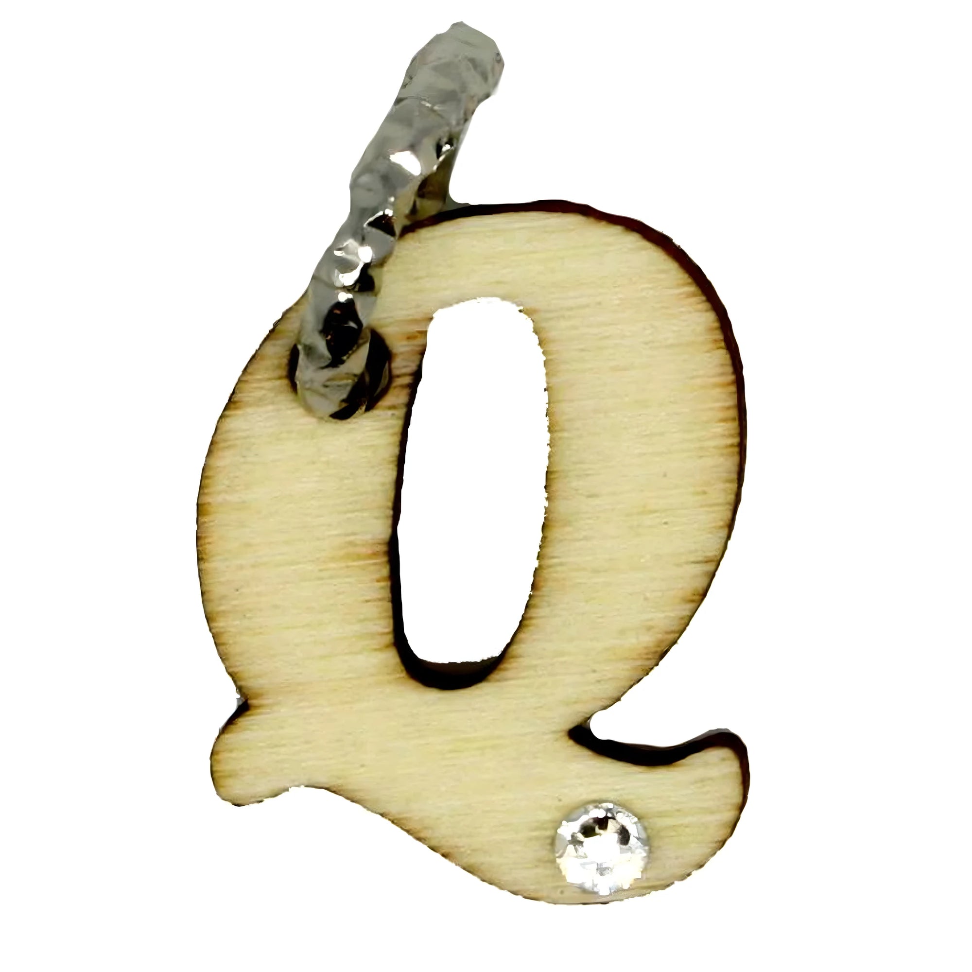 Dekorativer Holzbuchstabe "Q" - Handgemachter Charme aus Gröden 6er Set