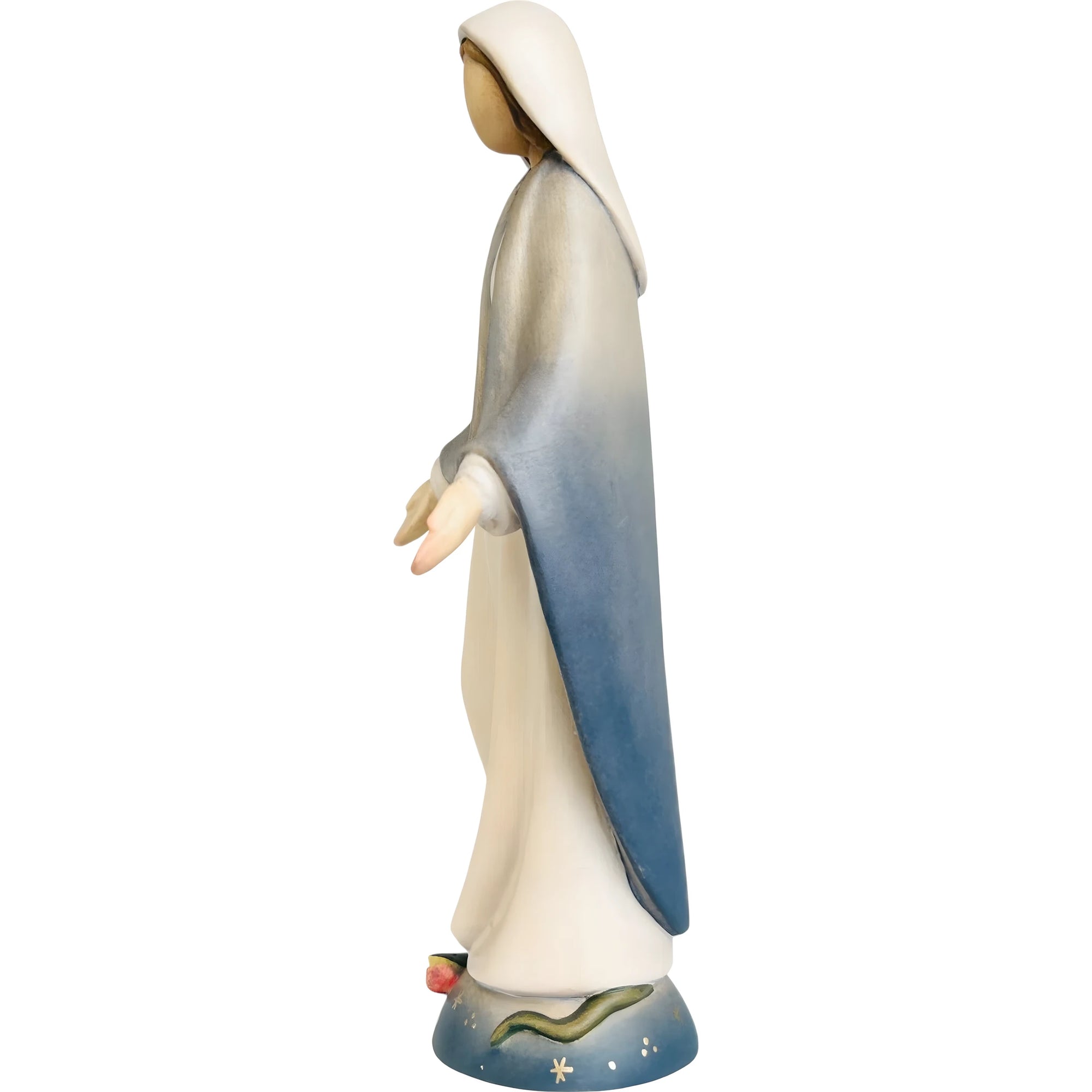 Modern Miraculous Madonna – Val Gardena Wood Carving