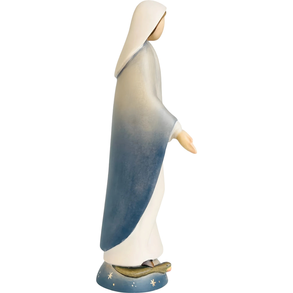 Modern Miraculous Madonna – Val Gardena Wood Carving