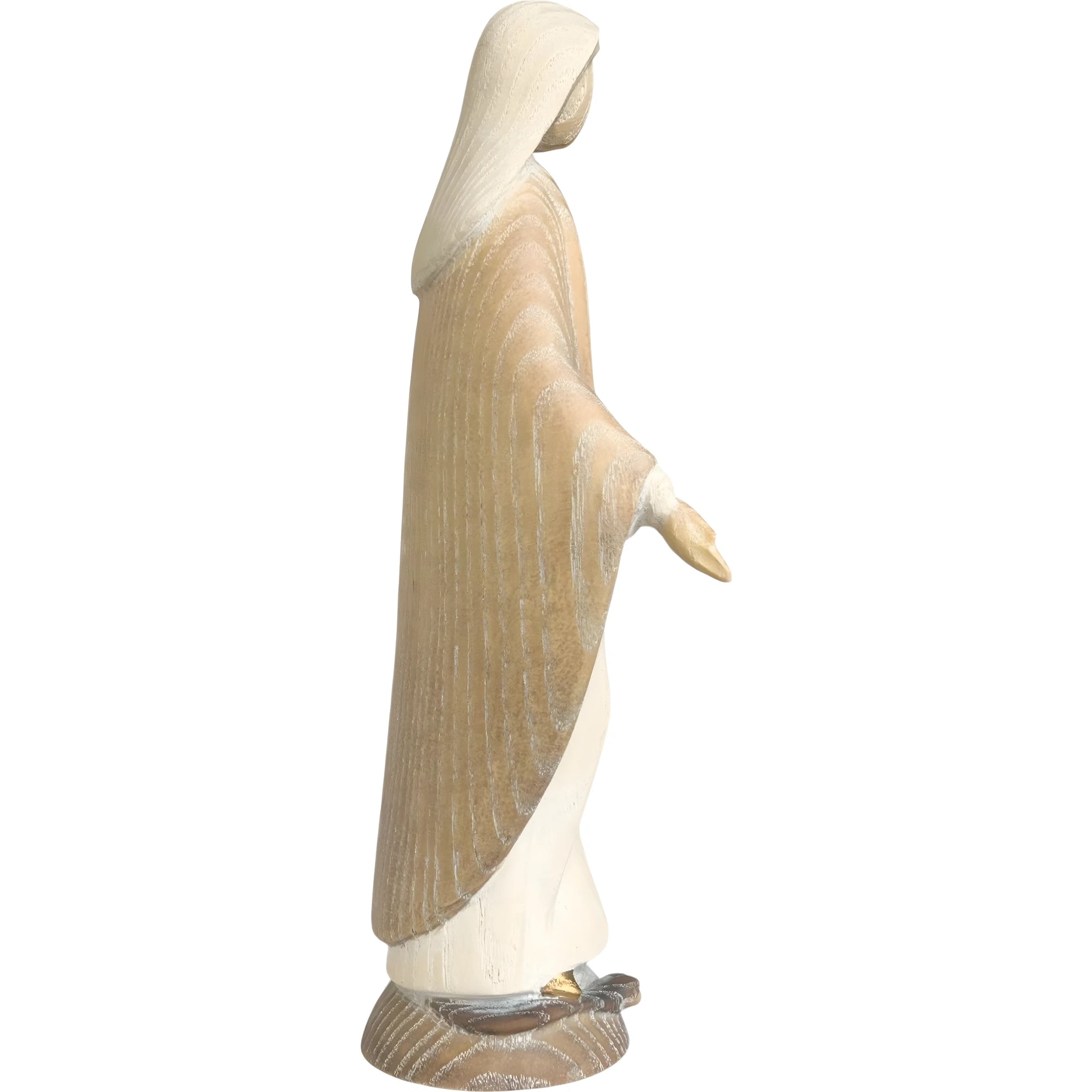 Modern Miraculous Madonna – Val Gardena Wood Carving