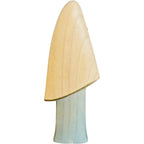 Vierge à l'Enfant Stylisée en Bois : Sculpture Sacrée Val Gardena