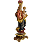 Madonna de Baviera Tallada a Mano en Madera, Artesanía Val Gardena