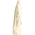 Madone de Lourdes avec Sainte Bernadette Sculptée dans le Bois du Val Gardena