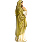 Madonna in Piedi con Bambino e Agnello - Scultura d'Arte Sacra Val Gardena