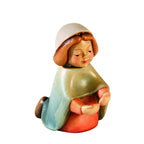 Maria Del Presepe Maple Wood: Handcrafted Sculpture Val Gardena | 10 cm