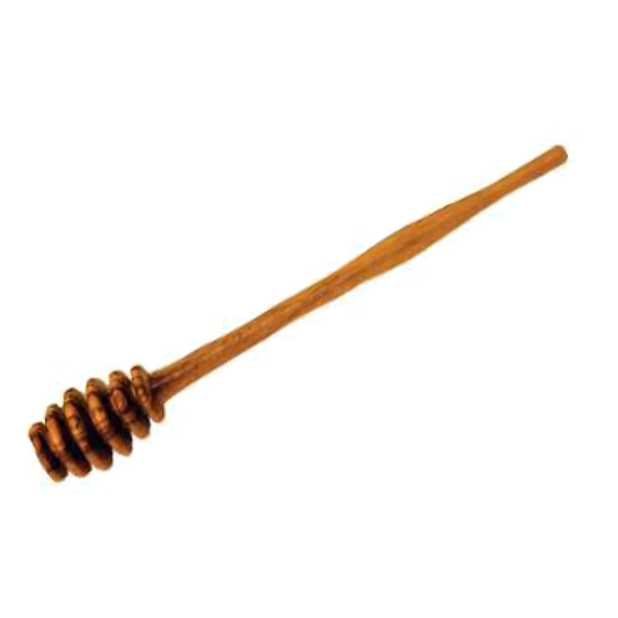 Olive Wood Honey Dipper Natural Handicraft Dolfi Val Gardena