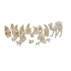 Natività Artigianale in Legno d'Acero – Set Completo con 20 Figure