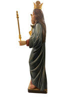 Statue unique de Notre Dame Reine de la Paix en bois de tilleul – 120 cm