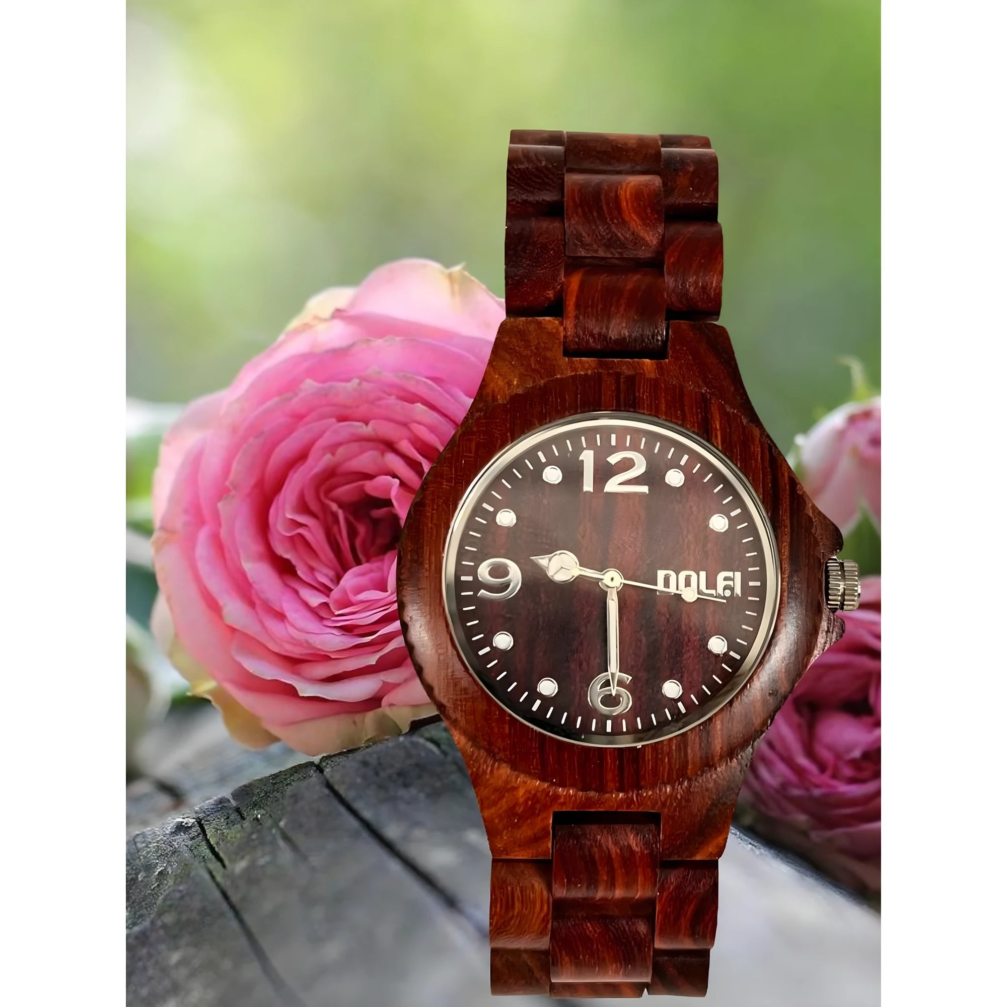 Orologio da Polso in Legno Naturale – Elegante Modello Asia Unisex