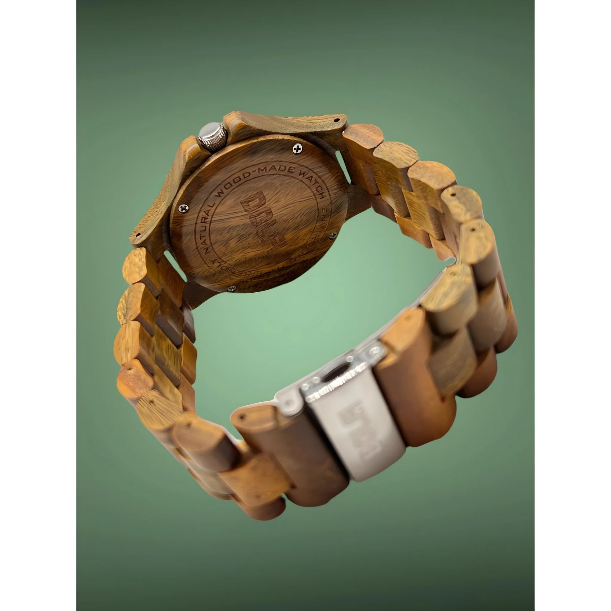 Orologio in Legno Naturale Unisex Modello Dobbie - Design e Passione Artigiana Val Gardena