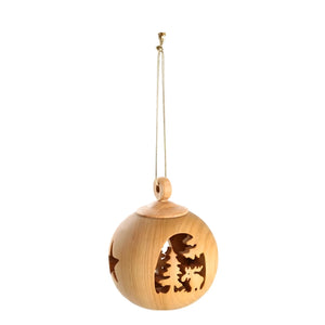 Palline di Natale in legno