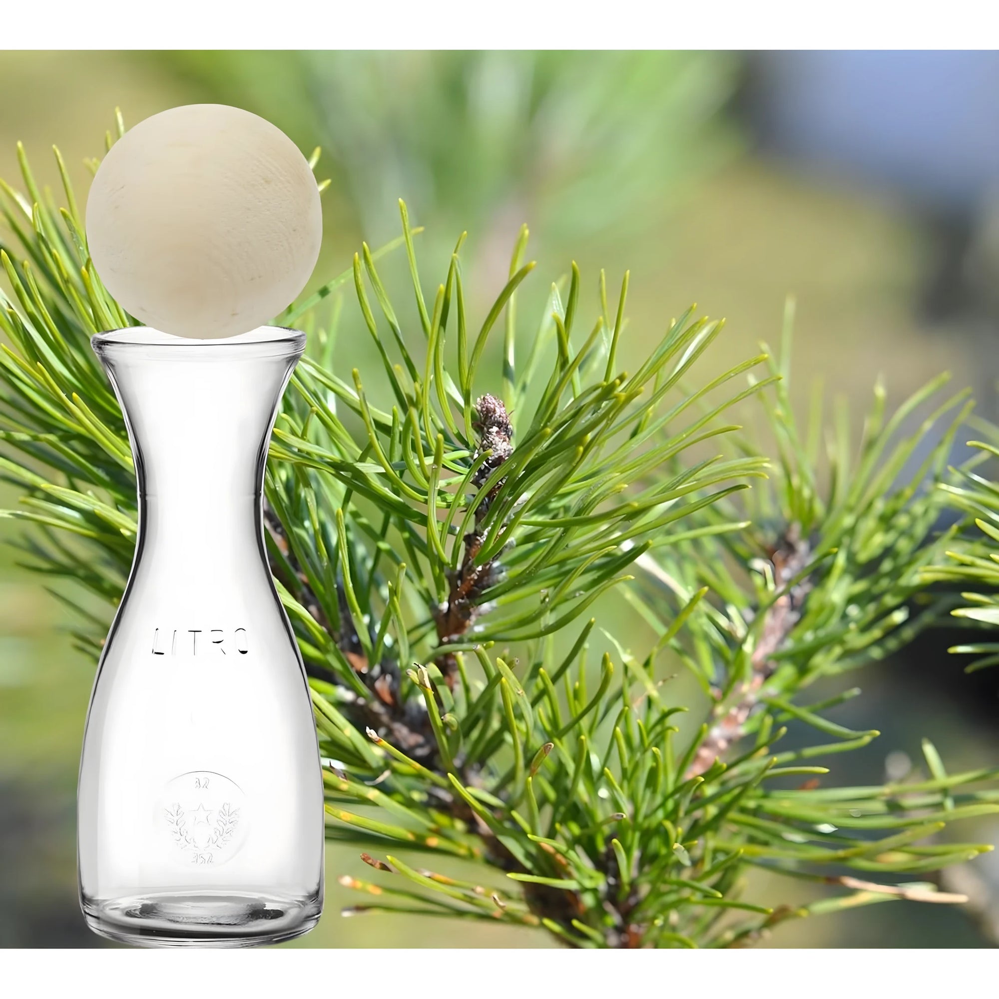 Arolla Pine Wood Massage and Relaxation Ball 6.5 cm | Val Gardena Craftsmanship