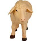 Standing Sheep: Handmade Maple Wood Sculpture Val Gardena