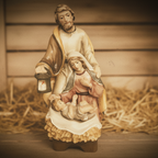 Presepe in legno stile barocco 